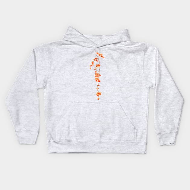 orange Kids Hoodie by colorandcolor